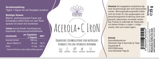Acerola + C Iron