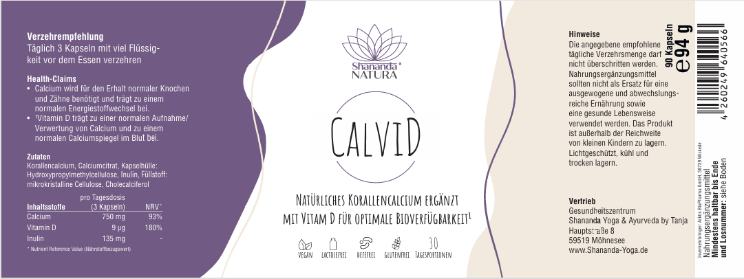 CALVID - Calcium + Vitamin D