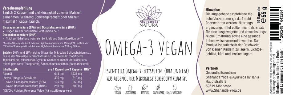 Omega 3 Vegan